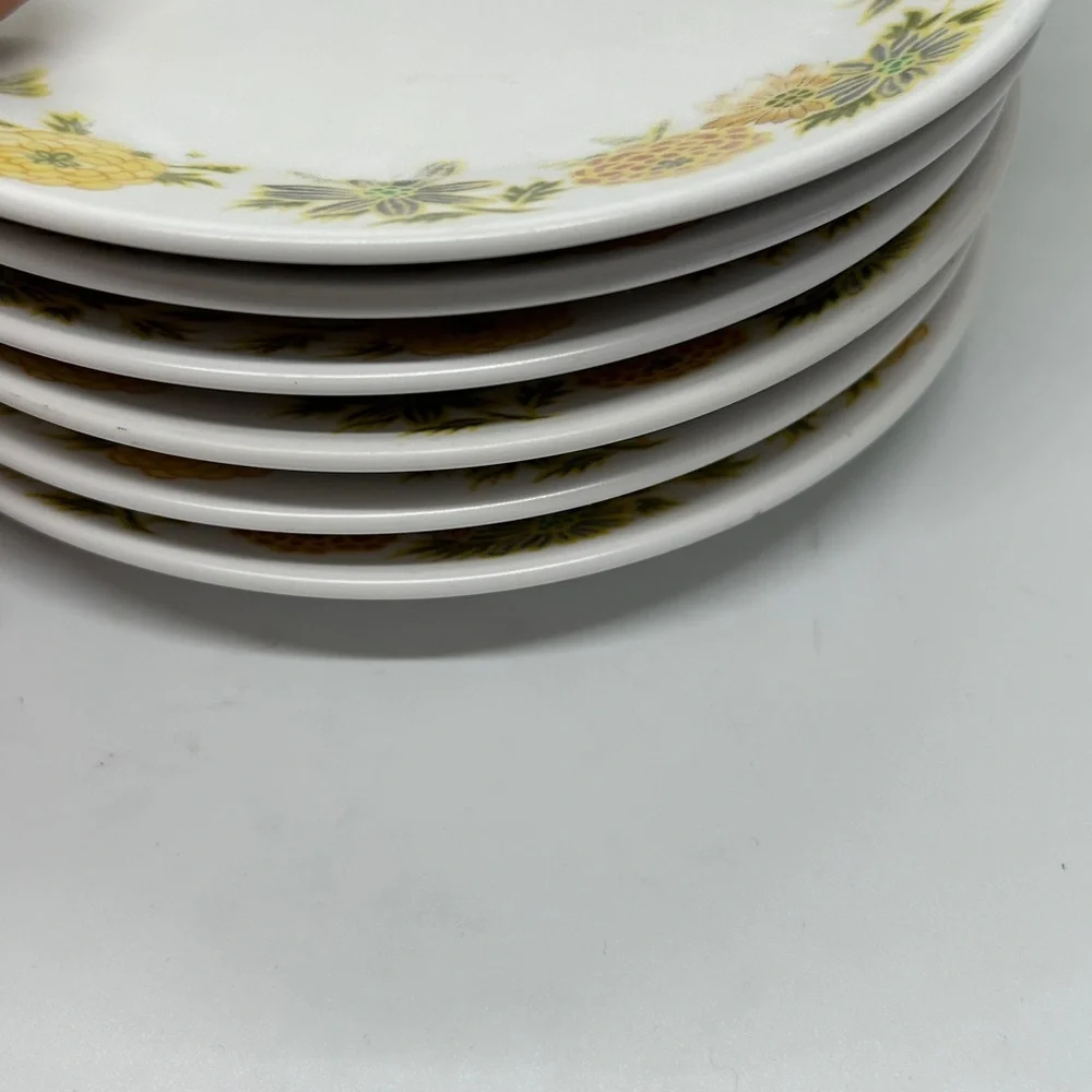 VTG 6 Noritake Progression SUNNY SIDE Marigold 6-1/4